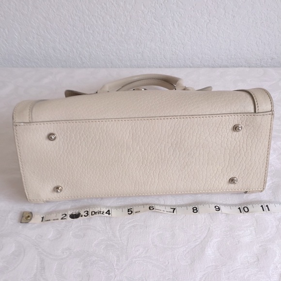 dooney & bourke taupe lock key flap bag - Picture 6 of 10